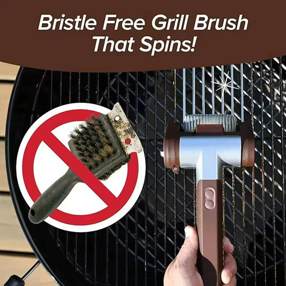 Advanced Brushless Power Grill Scrubber