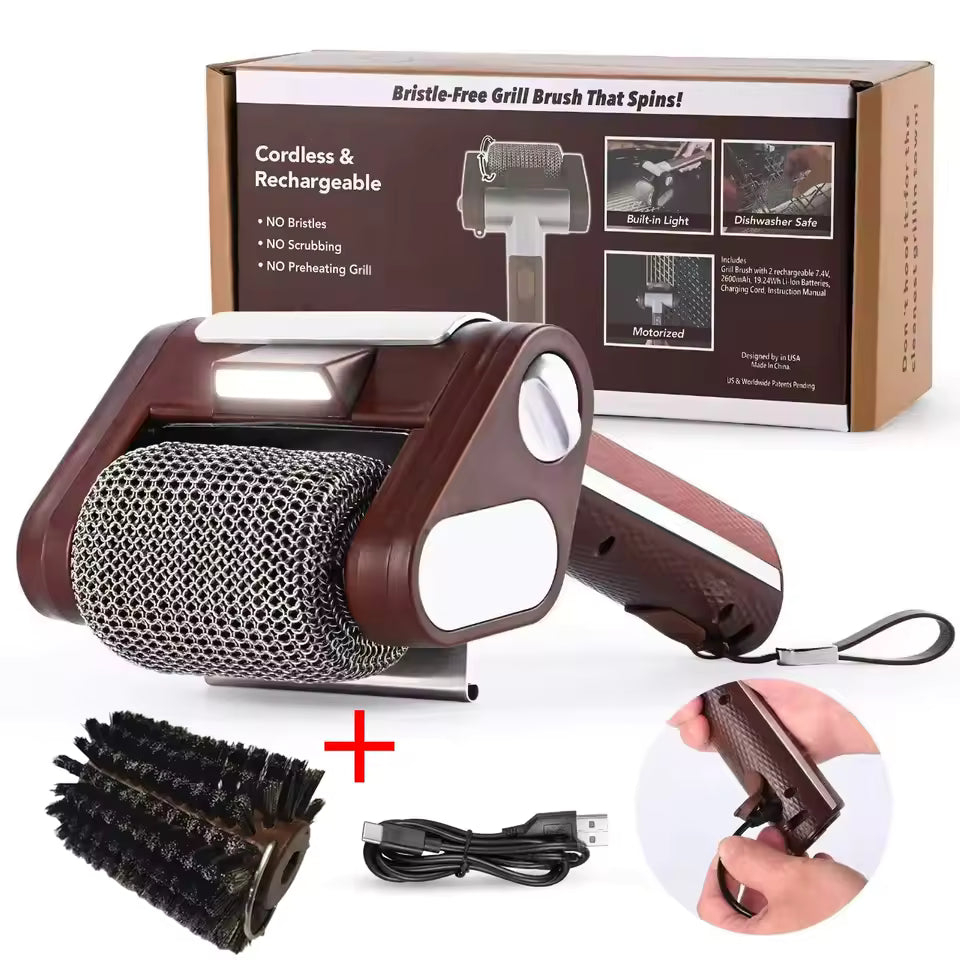 Brosse Électrique Sans Fil pour Gril